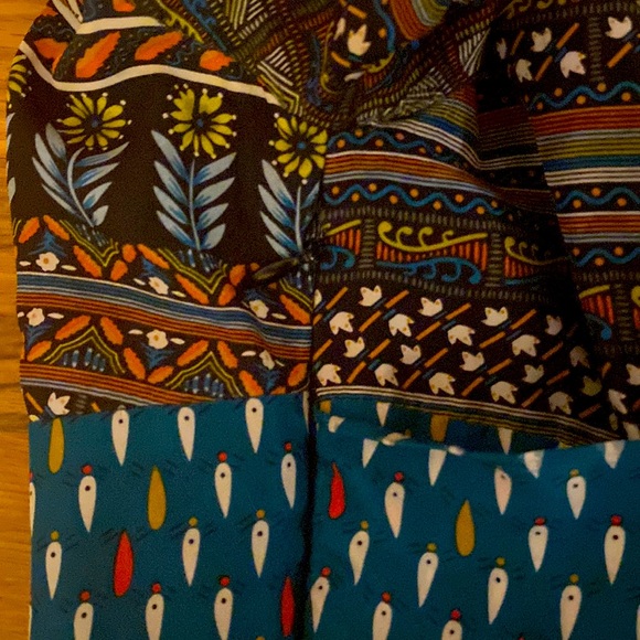 Anthropologie: What Comes Around Goes Around Silk Printed Dress - Picture 6 of 6